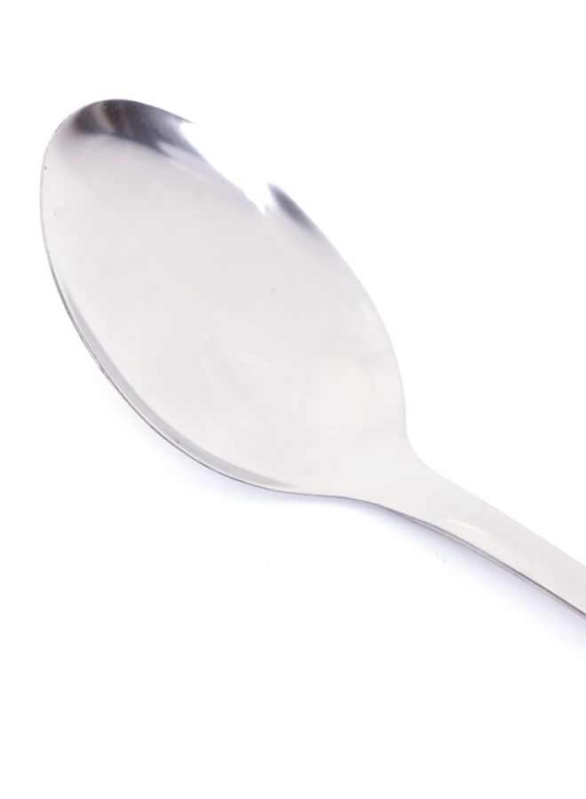 Royalford Serving Spoon Silver/Brown - Image 4