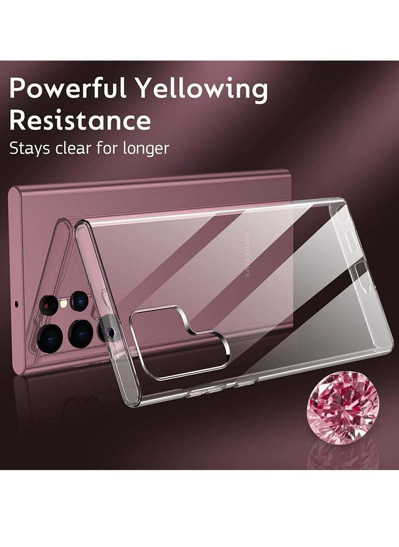 Raxoom Crystal Clear Case Designed for Galaxy S22 ULTRA,Slim Fit [Ultra Transparent ] Shockproof Case Cover for Samsung Galaxy S22 ULTRA - Image 2