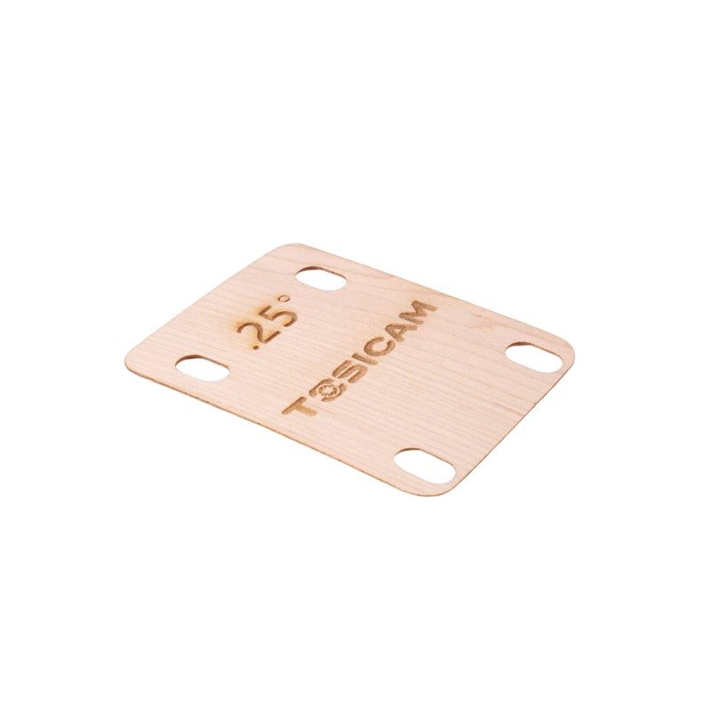 TOSICAM 3pcs Guitar Neck Shims Shim Made of Canada Solid Maple Wooden, For Bolt-on Neck Bolts, Shaped 0.25 0.5 1 Degree (0.25 0.5 1 Degree) - Image 4