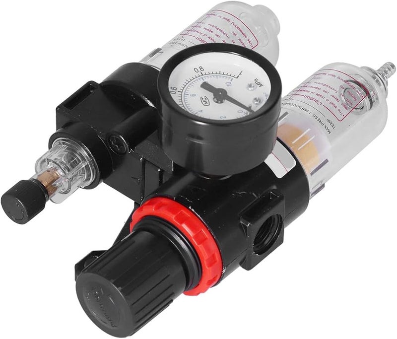 AFC2000 فاصل هواء مياه وحدة منظم فلتر تصريف تلقائي سبيكة ألومنيوم صناعي - Image 4