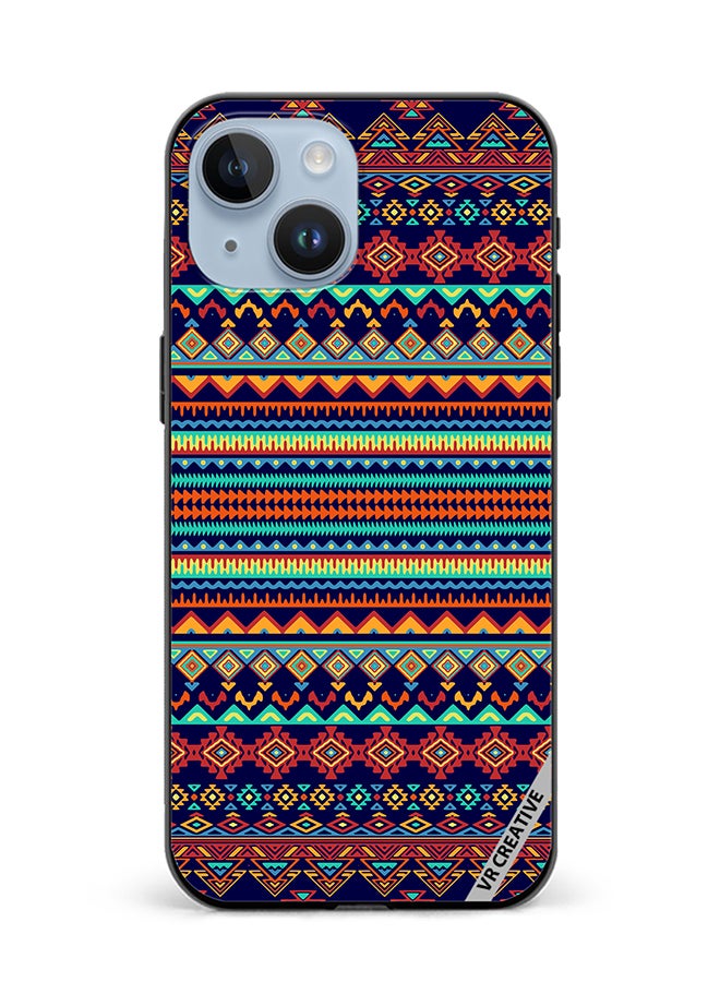 VR CREATIVE Protective Case Cover For Apple iPhone 15 Plus Texture Design Multicolour - Image 1