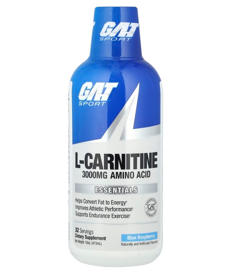 GAT Sport L-Carnitine Blue Raspberry 16 oz (473 ml)