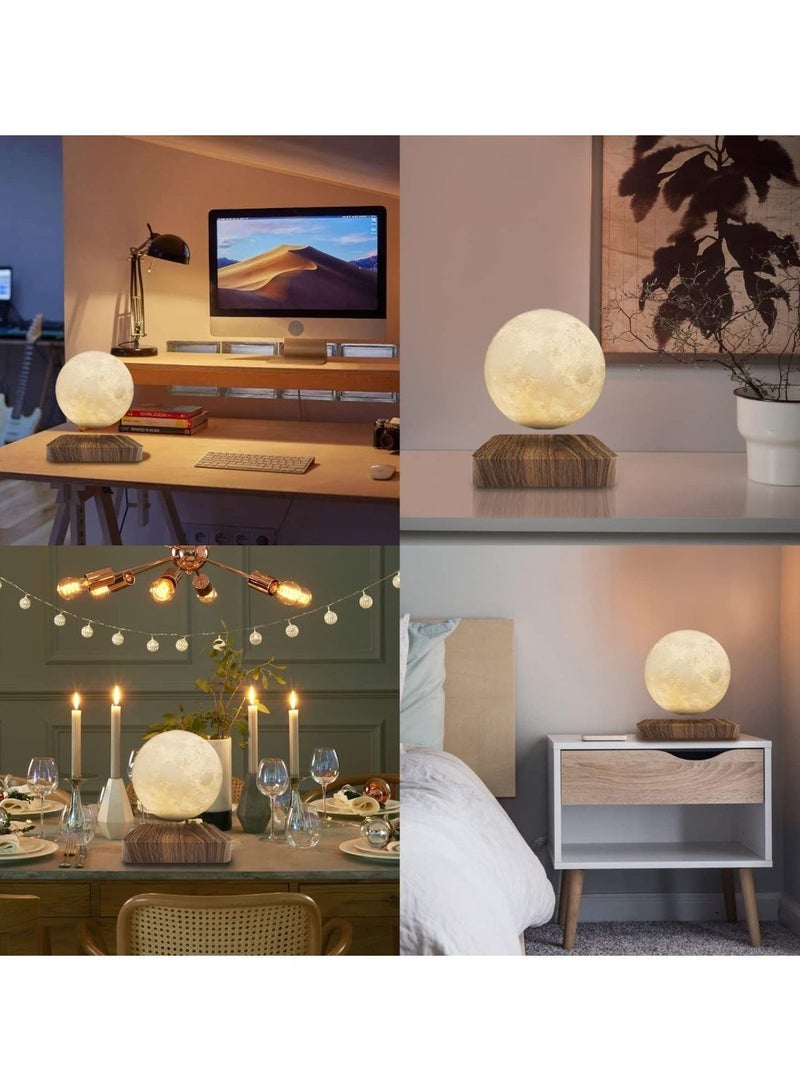 MOOCCI Levitating Moon Lamp Magnetic Floating LED Moon Light | 3D Moon Night Lamp | Home Décor Gift for Girls Boys Children Teenagers - Image 3