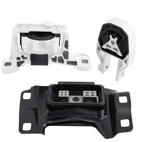 loongrie Engine Motor and Transmission Mount Kit Compatible with 2012 2013 2014 2015 2016 2017 2018 Focus 2.0L L4 Engine OE A5646 AV6Z6038A A5612 AV6Z6068A A5520 CV6Z6068A Set of 3 - Image 1