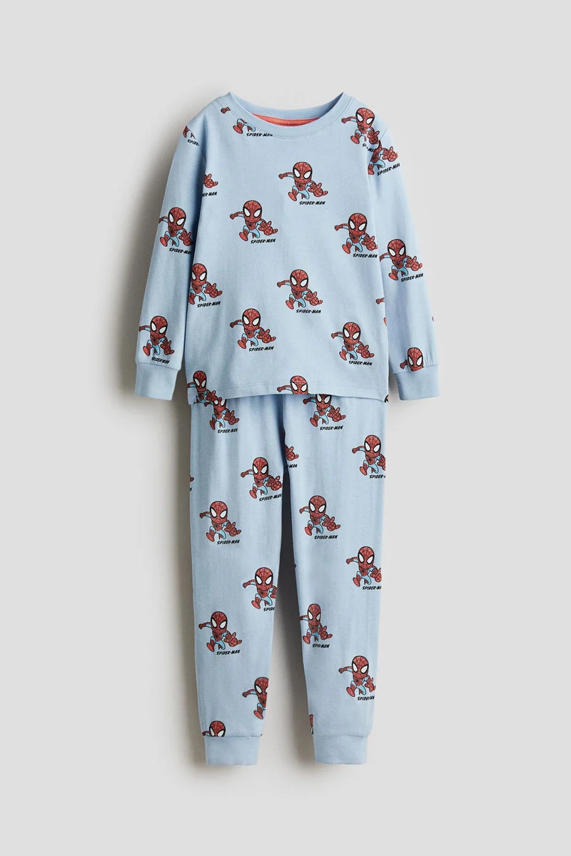 H&M Printed cotton jersey pyjamas