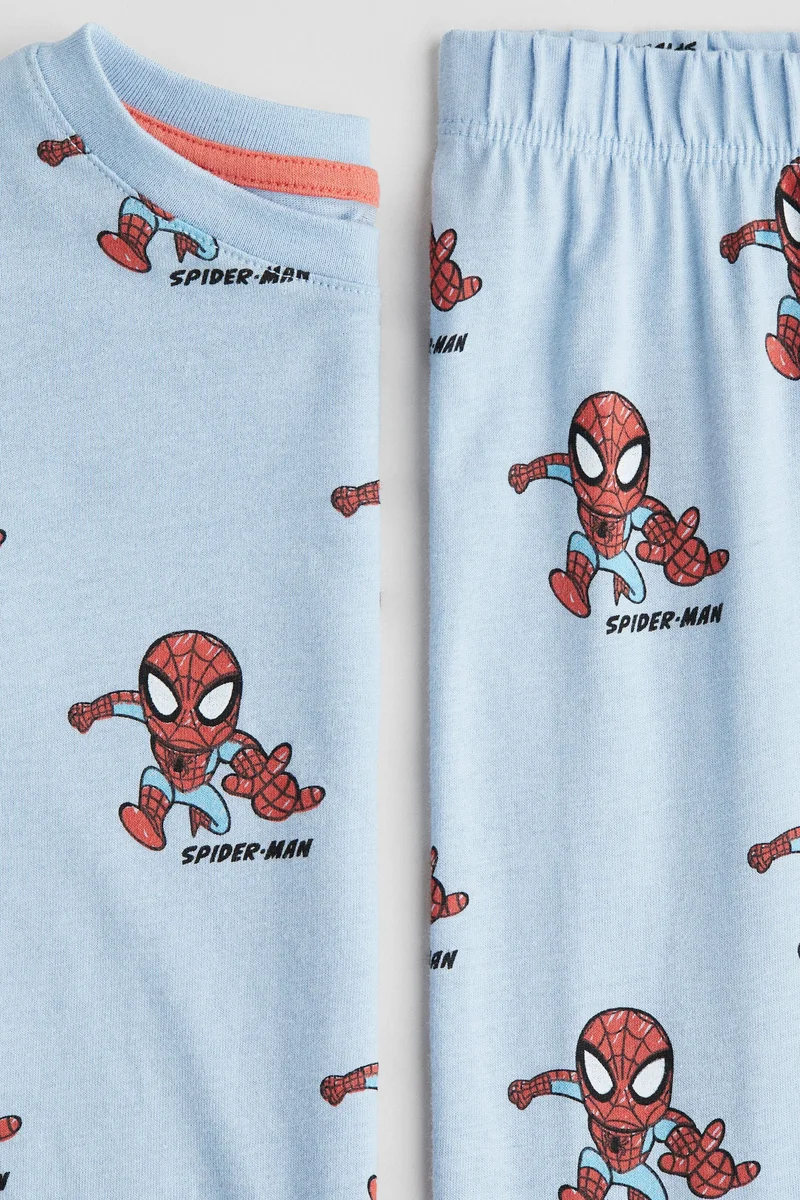 H&M Printed cotton jersey pyjamas