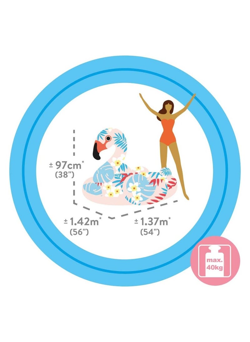INTEX Tropical Flamingo Ride-On Float  - Image 2