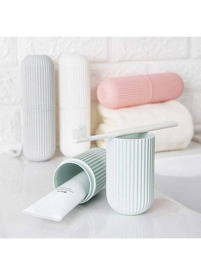 2-Pack Travel Toothbrush Case – Portable Toothbrush Holder & Dust-Proof Toothbrush Cover, Hygienic Toothbrush Storage Box, Travel Organizer for Home, School, Business & Camping - Image 2