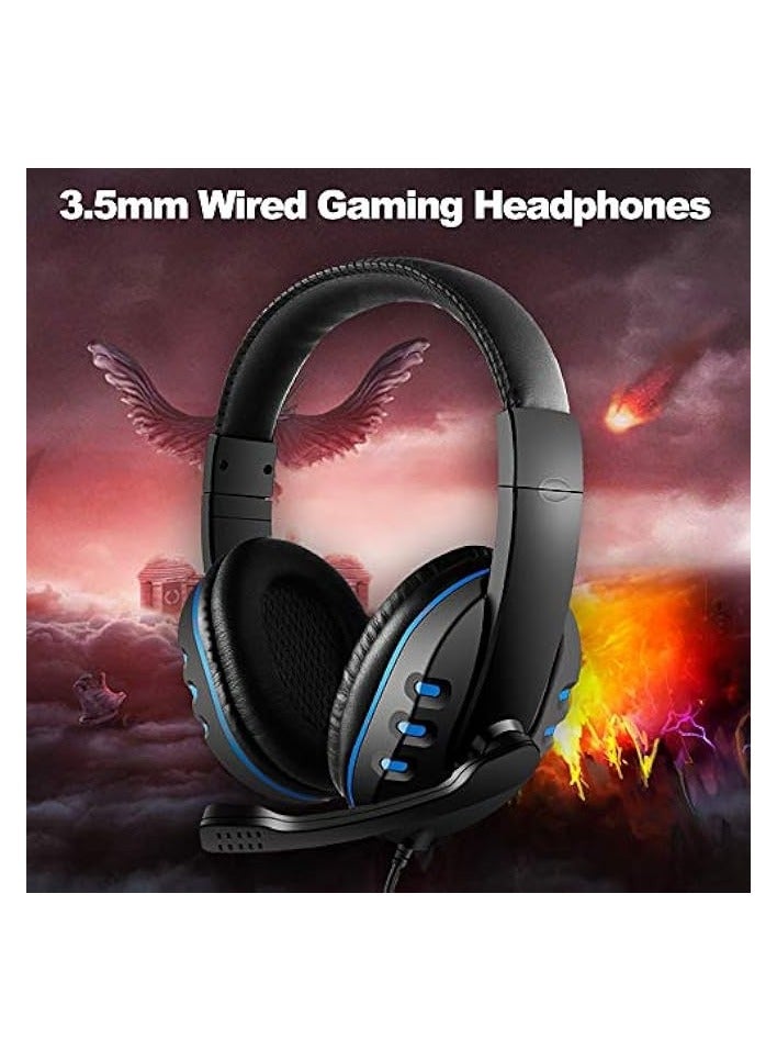 PROMASS 3.5Mm Wired Gaming Headphones Over Ear Game Headset Noise Canceling Earphone With Microphone Volume Control For Pc Laptop Smart Phone - Image 5