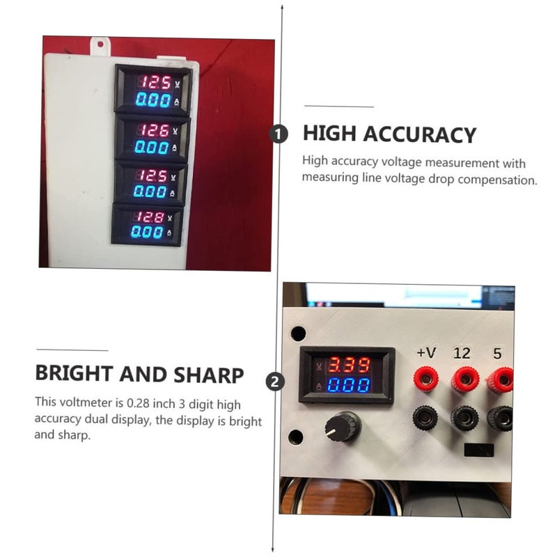 Digital Multimeter Voltmeter Ammeter Car Battery Voltage Tester 4 80X2 90X2 20CM Size - Image 4