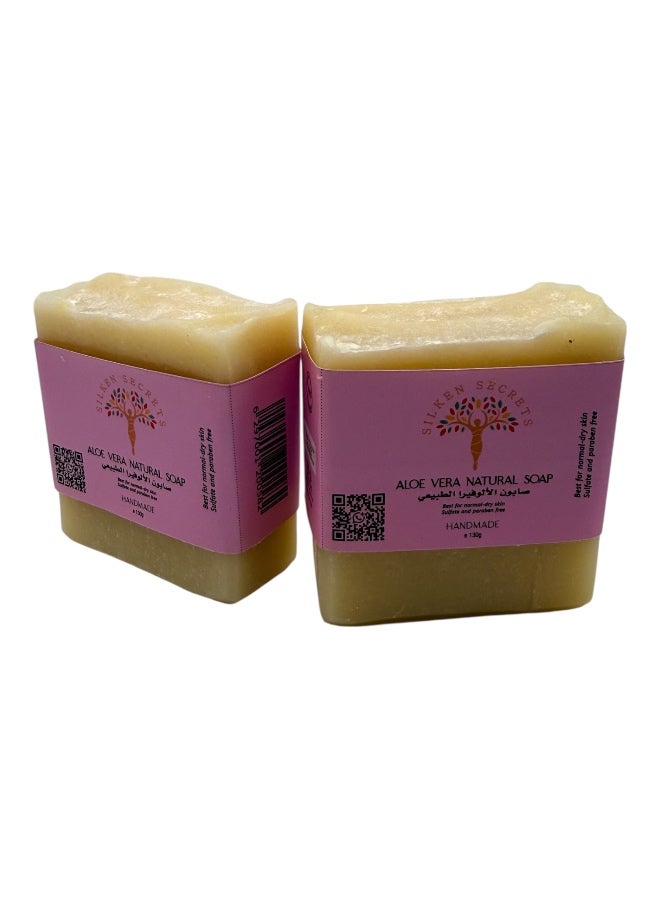 SILKEN SECRETS Aloe Vera natural soap - Image 3