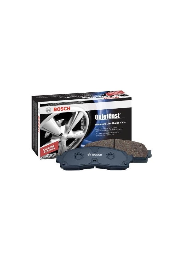 BOSCH BC627 QuietCast Premium Ceramic Disc Brake Pad Set - Rear for Select Ford Mustang and Panoz Models - Image 2