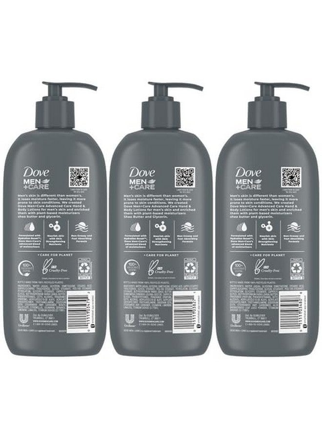 Dove Hand & Body Lotion, Men+Care Variety Pack - Rough Dry Skin Comfort with Shea Butter, Sensitive Skin Comfort with Aloe Vera, Everyday Skin Comfort with Jojoba Oil, 13.5 Oz Ea (3 Piece Set) - Image 2