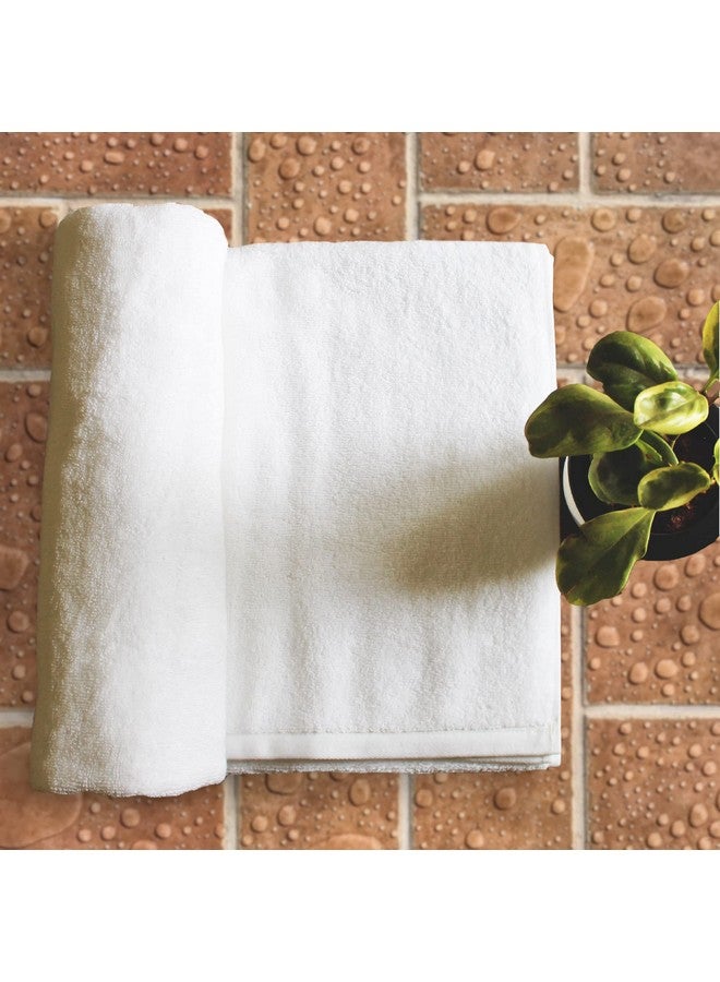 HEELIUM Bamboo Bath Towel | Lightweight & Quick Drying | Ultra Absorbent Towel | 140 x 70 cm - 400 GSM | Pack of 2 - White - Image 5