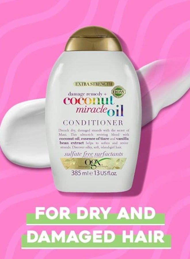 أو جي إكس بلسم علاج التلف + زيت جوز الهند المعجزة 385 مل - Image 1