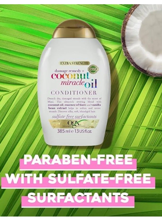 أو جي إكس بلسم علاج التلف + زيت جوز الهند المعجزة 385 مل - Image 5