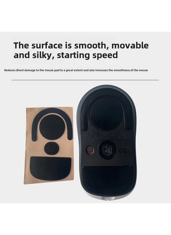 Logitech Gpx2 Mouse Foot Sticker Teflon Prox2 Arc Edge Ice Board Foot Sticker Smooth Superlight2 Foot Pad-Color:Gray