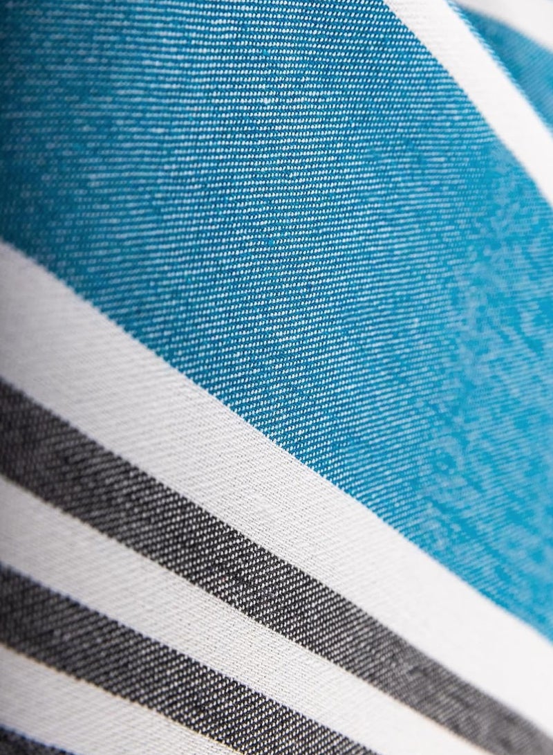 سيجنولا طقم فوط سيجنولا متعددة الأغراض 3 قطع 50 × 70 سم خطوط أزرق فاتح، قطن 100% - Image 3