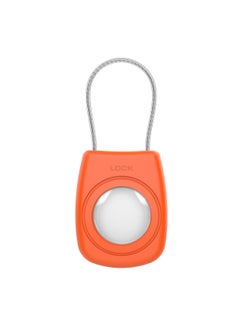 Suitable For Apple Airtag For Apple Tracker Anti-lost Device Locator PC Hard Shell Waterproof Security Lock Protective Cover-Color:Orange-Applicable Models:Applicable To For Apple Airtag