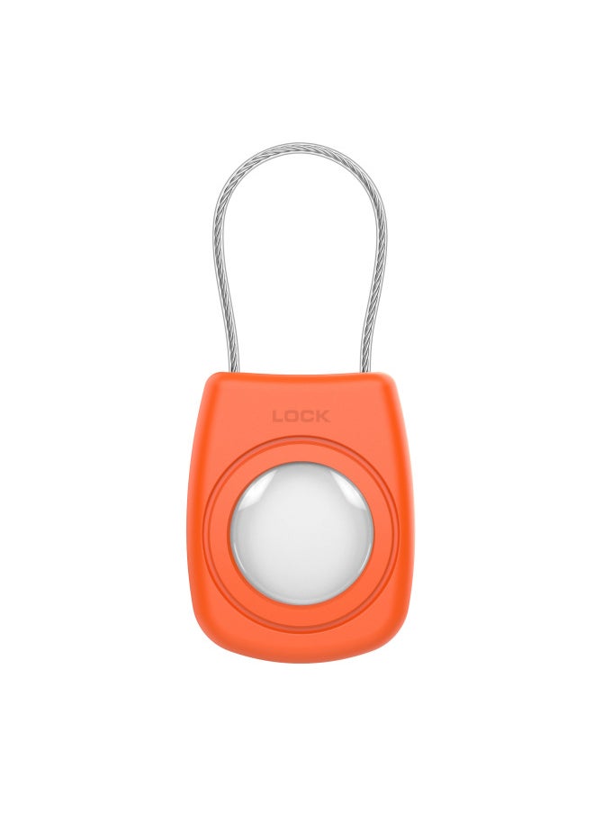 Generic - Suitable For Apple Airtag For Apple Tracker Anti-lost Device Locator PC Hard Shell Waterproof Security Lock Protective Cover-Color:Orange-Applicable Models:Applicable To For Apple Airtag - Image 1