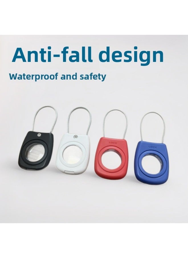 Generic - Suitable For Apple Airtag For Apple Tracker Anti-lost Device Locator PC Hard Shell Waterproof Security Lock Protective Cover-Color:Orange-Applicable Models:Applicable To For Apple Airtag - Image 1