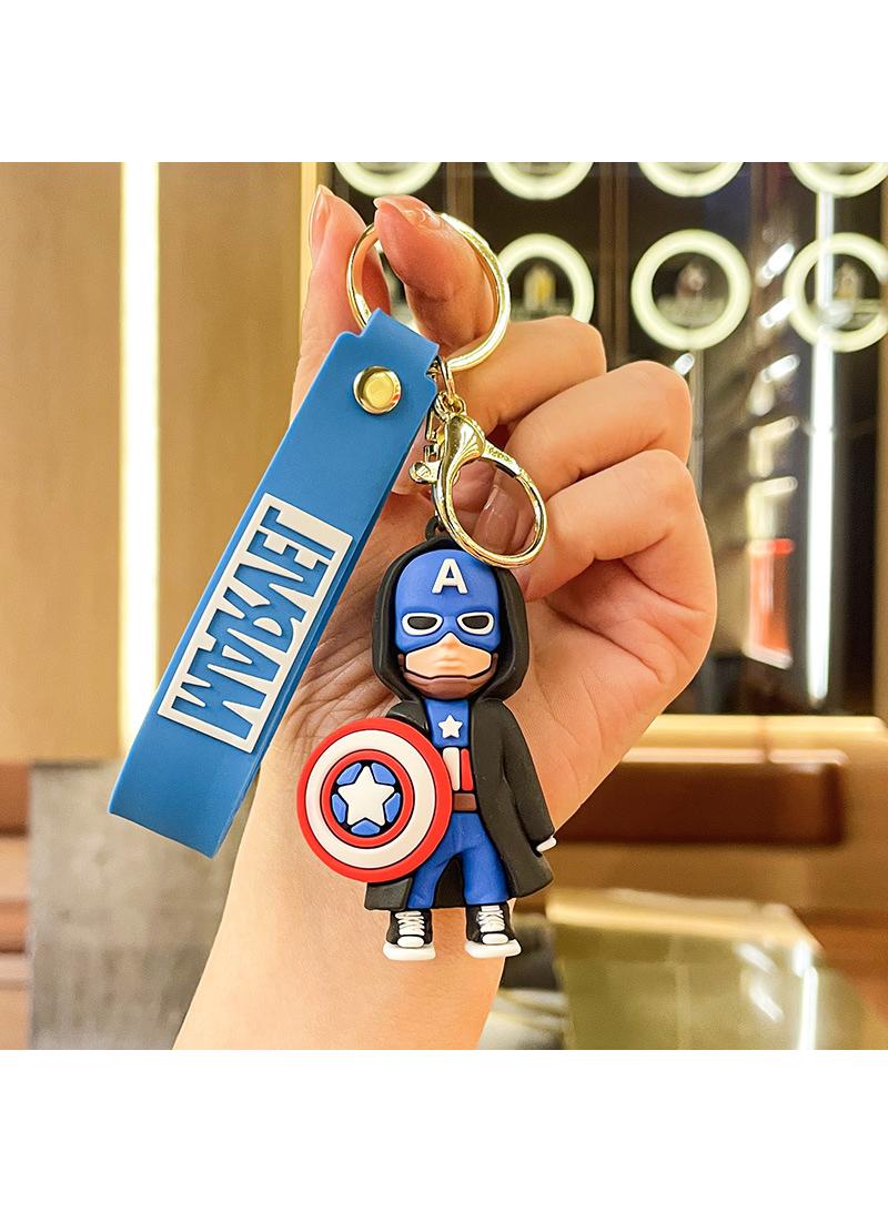 Generic 1-Pieces Cartoon Keychain Creative Stylish Decoration Car Key Chain Pendant Strap Lanyard Multicolour-F6