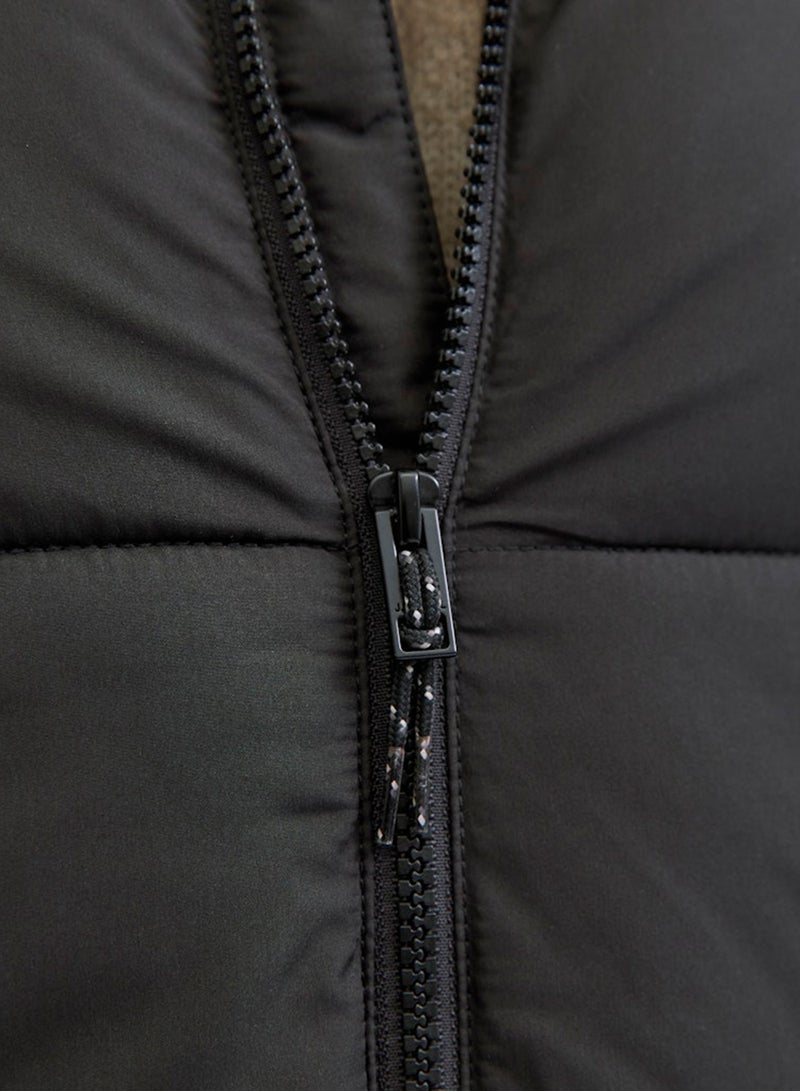 ج ج ريبل جاكيت طويل مبطن بتفاصيل شعار - Image 4