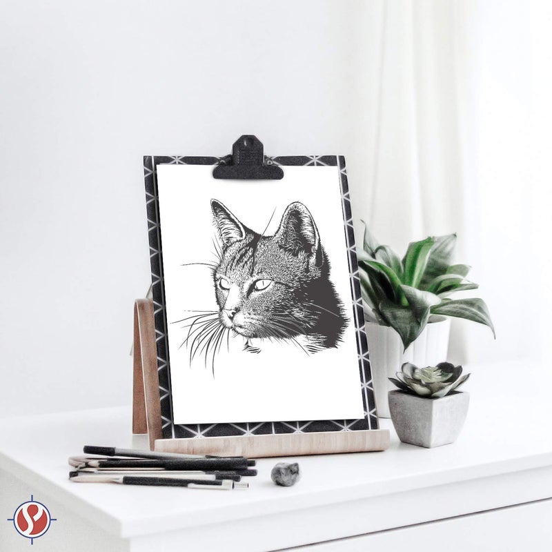 S Superfine Printing ورق كرتون سميك أبيض - لبطاقات العمل، الفن، الدعوات، طباعة القرطاسية | 80 رطل ورق كرتون | 8.5 × 11 بوصة | ورق غلاف ثقيل (216 جرام لكل متر مربع) | 8 1/2 × 11 | 50 ورقة لكل عبوة - Image 3