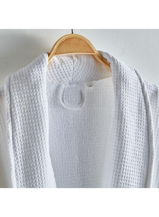 LUXE Waffle Terry Cotton Bathrobe Xl - Image 3