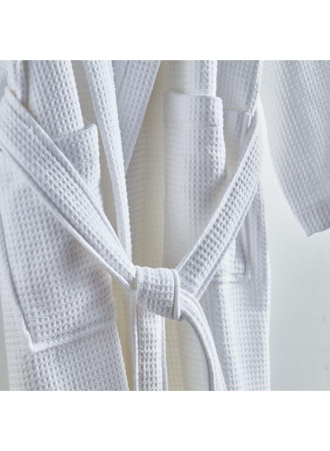LUXE Waffle Terry Cotton Bathrobe Xl - Image 4