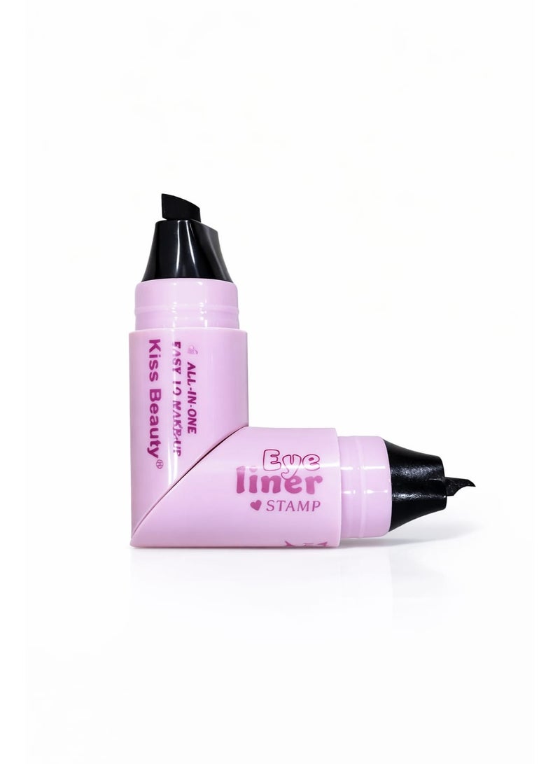 Kiss Beauty قلم كحل كيس بيوتي - قلم كحل جناح سهل شامل - Image 1