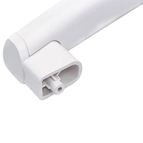 folosem Microwave Door Handle Support WB15X10278 AP5790517 Compatible with GE, and Hotpoint Microwave Replaces 261300714902, 3025557, PS8754175 –White - Image 2