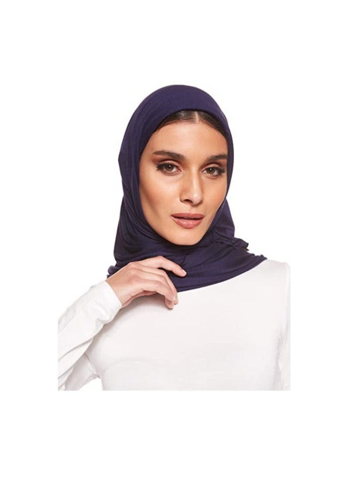 ELTRAZONE Jersey Stretch Shailah Hijab Muslim Islamic Arab Scarf Headscarf Abaya Shawl Scarves Soft, One Size - 65 x 165 cm - Image 2