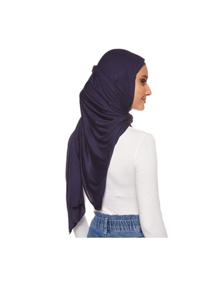 ELTRAZONE Jersey Stretch Shailah Hijab Muslim Islamic Arab Scarf Headscarf Abaya Shawl Scarves Soft, One Size - 65 x 165 cm - Image 3