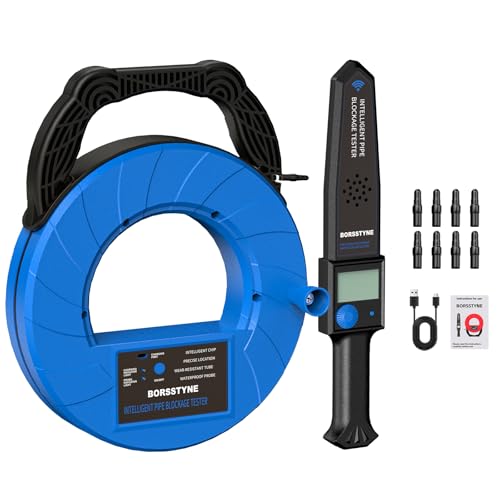 Borsstyne Pipe Locators Precision Blockage Detector for Water pipes underground pipes PVC pipes metal pipes Wall pipes - Image 1
