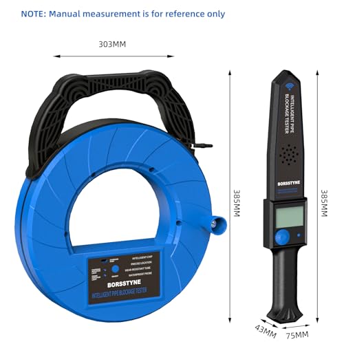 Borsstyne Pipe Locators Precision Blockage Detector for Water pipes underground pipes PVC pipes metal pipes Wall pipes - Image 2