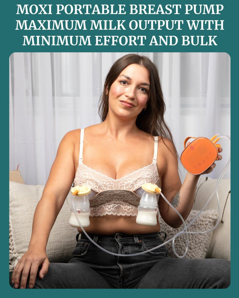 Idaho Jones Moxi Breast Pump | Silicone Flanges for Comfortable Efficient Pumping | Wireless | Quiet & Discreet | Double Electric Breast Pump Strong Suction - Image 2