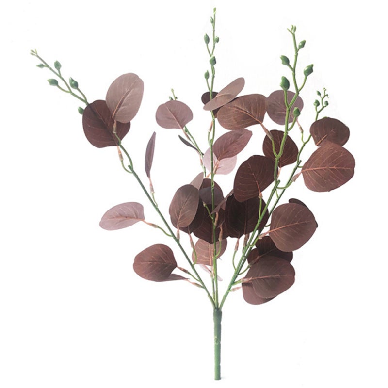 Lifelike Artificial Branches: Coffee Premium Durable Cloth - Weather Resistant Foliage for Home Garden Party Indoor Outdoor Decor - Image 1