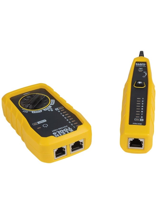 Klein Tools Tone Generator and Probe Kit, Wire Tracer and Tester with Probe Includes Alligator Clips and RJ11 / RJ12 / RJ45 Plug  - Image 3