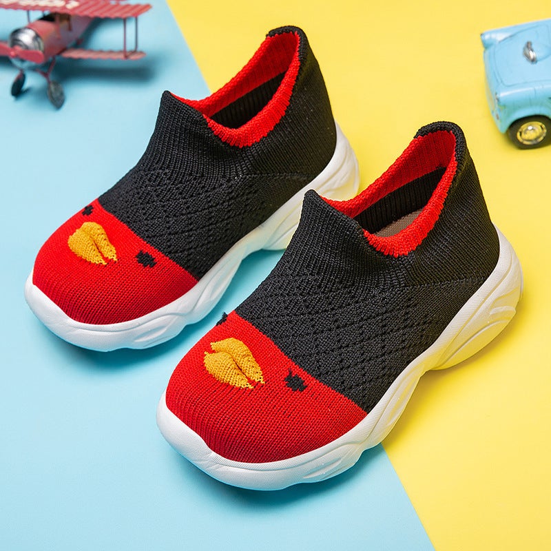 New Children'S Soft Soled Shoes Baby Toddler Shoes Men'S And Women'S Cartoon Duck Children'S Shoes Slip-On Lazy Shoes - Image 1