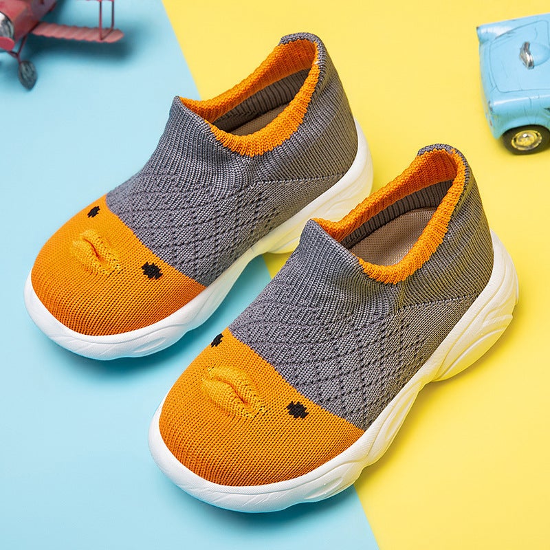 New Children'S Soft Soled Shoes Baby Toddler Shoes Men'S And Women'S Cartoon Duck Children'S Shoes Slip-On Lazy Shoes - Image 3