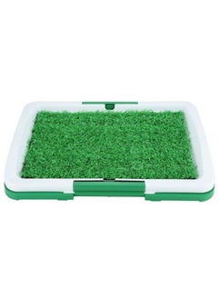 Dog Litter Box Pad Potty Training Synthetic Grass Mesh Tray 3 Layer Pet Toilet for Dogs Indoor Outdoor Use