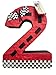 A Pinata 4 U APINATA4U 20 Tall Red Race Car Theme Number Two Pinata Ignite the Party with Two Fast Racecar Themed Fun Start Your Engines and Roll with the Dubs Theme - Image 4