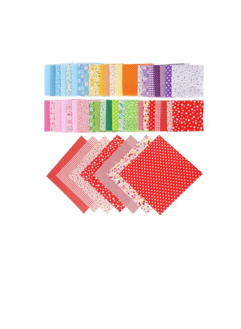 42 Pieces Quilting Fabric Squares Sheets Cotton Bundle Patchwork 9.5 x Inch Pre-Cut Quilt for DIY Crafts Sewing - Image 1
