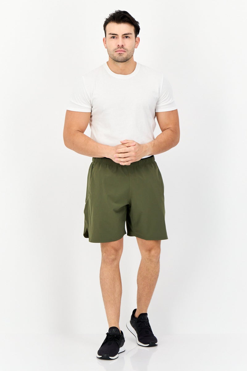 Reebok Men Sportswear Fit Training Shorts, Dark Olive  - Image 4
