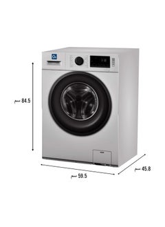 O2 O2 Front Load Steam Washing Machine with Horizontal Axis, 7KG Capacity, Silver, OFL07N, 2 Years Warranty  - Image 3