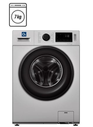 O2 Front Load Steam Washing Machine with Horizontal Axis, 7KG Capacity, Silver, OFL07N, 2 Years Warranty - pzsku/ZE9462DB50C013D081E16Z/45/_/1740991992/e739caf6-98f5-4578-ae56-d27404d5f116