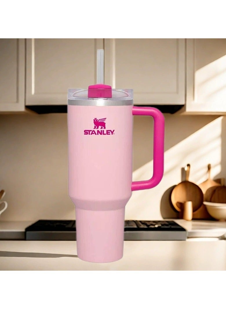 Stanley Quencher H2.0 FlowState Stainless Steel Vacuum Insulated Tumbler with Lid and Straw for Water, Iced Tea or Coffee, Smoothie and More 40oz - Image 2