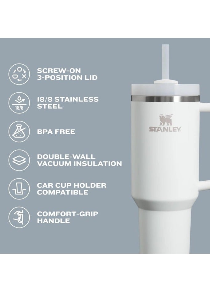 Stanley Quencher H2.0 FlowState Stainless Steel Vacuum Insulated Tumbler with Lid and Straw for Water, Iced Tea or Coffee, Smoothie and More 40oz - Image 5