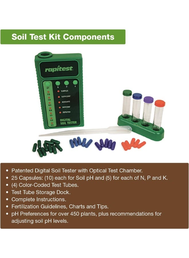 Luster Leaf 1605 Digital Soil Kit For Ph, N, P And K, 25 Tests  - Image 4
